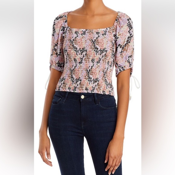 Free People Tops - FFREE PEOPLE - Multi Color Floral Top